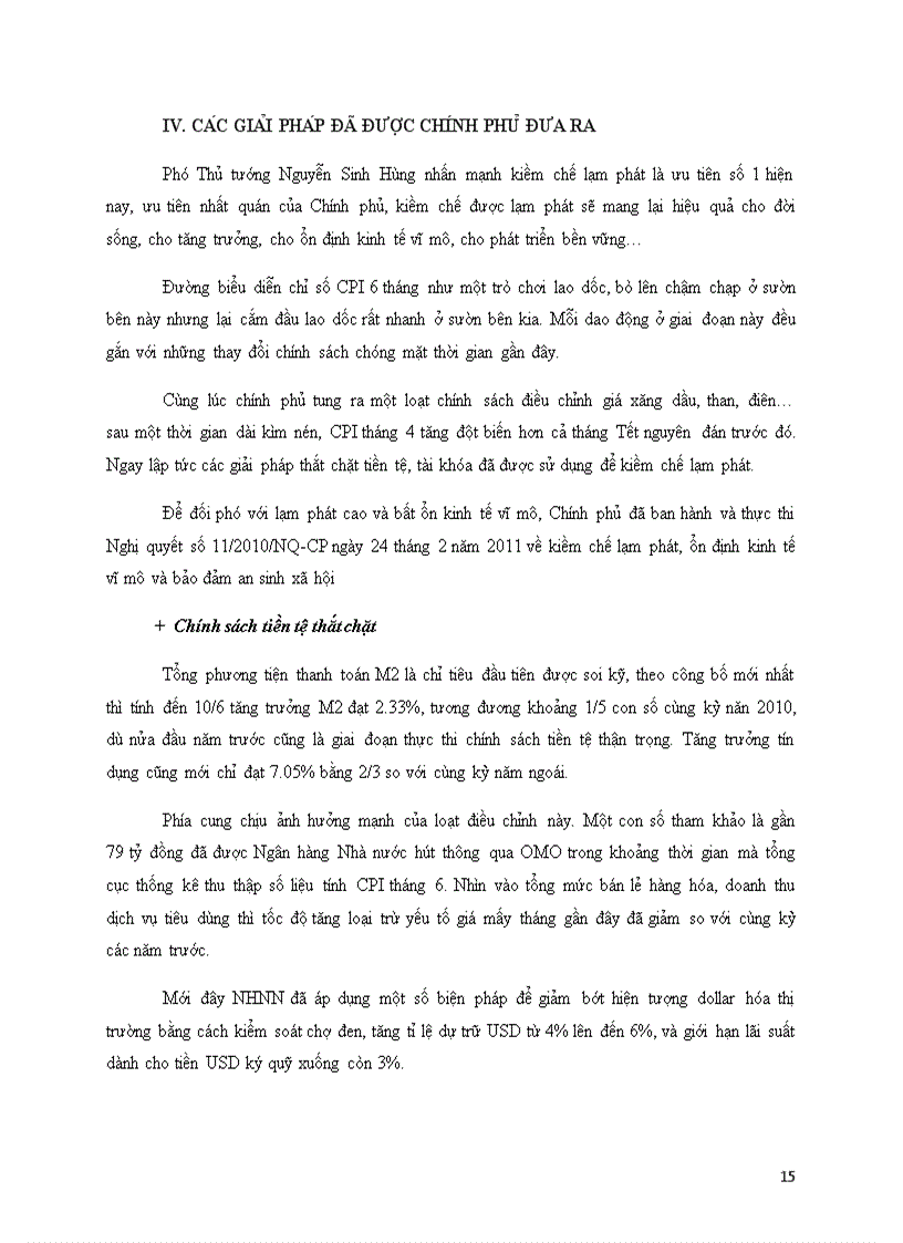 image for page Lạm phát ở Việt Nam từ năm 2010 đến nay