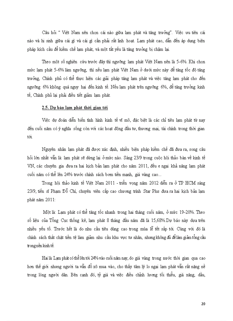 image for page Lạm phát ở Việt Nam từ năm 2010 đến nay