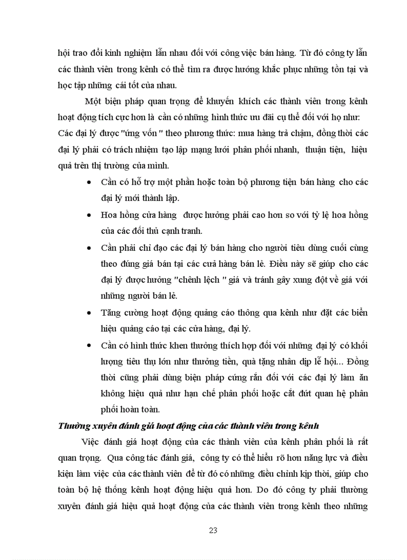 image for page Hoàn thiện kênh phân phối của công ty bia Hà Nội tại thị trường Hà Nội