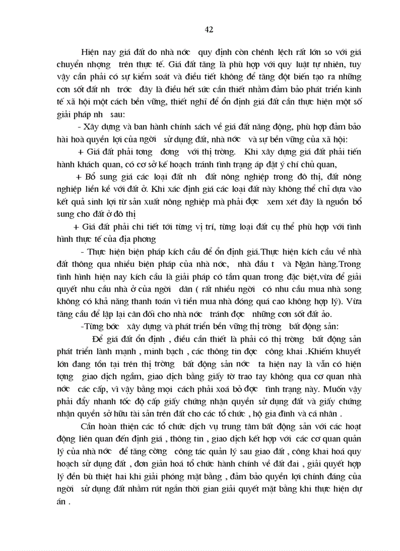 image for page Quy định về luật đất đai hiện hành thực trạng và một số giải pháp