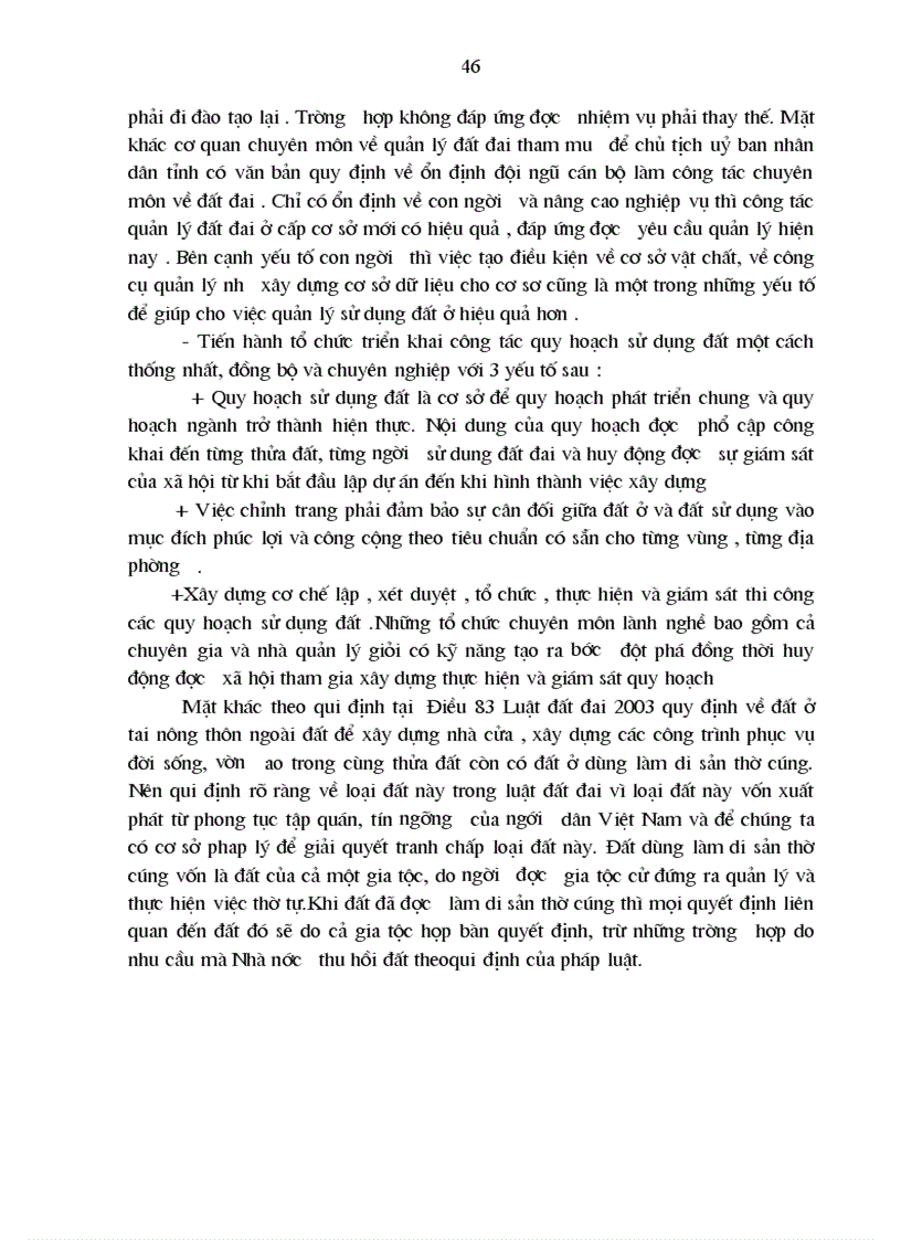 image for page Quy định về luật đất đai hiện hành thực trạng và một số giải pháp