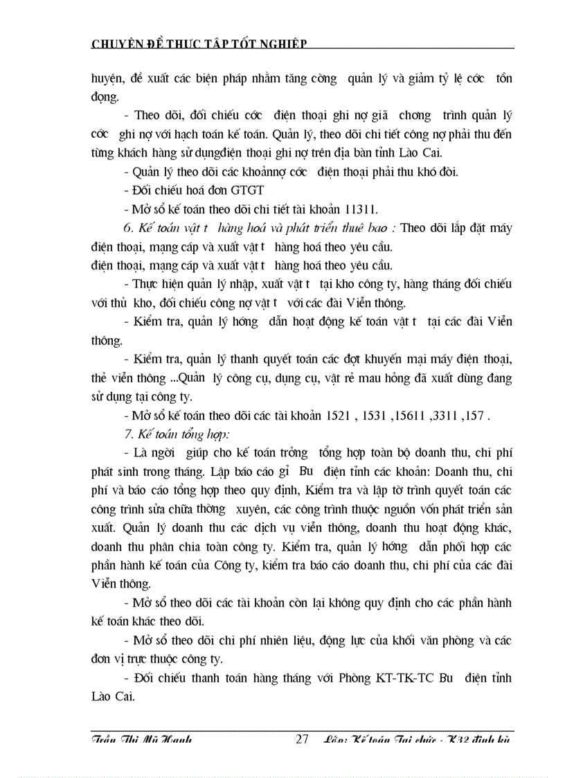 image for page Giải pháp nâng cao chất lượng công tác hạch toán kế toán doanh thu và chi phí tại công ty viễn thông Bưu Điện tỉnh Lào Cai