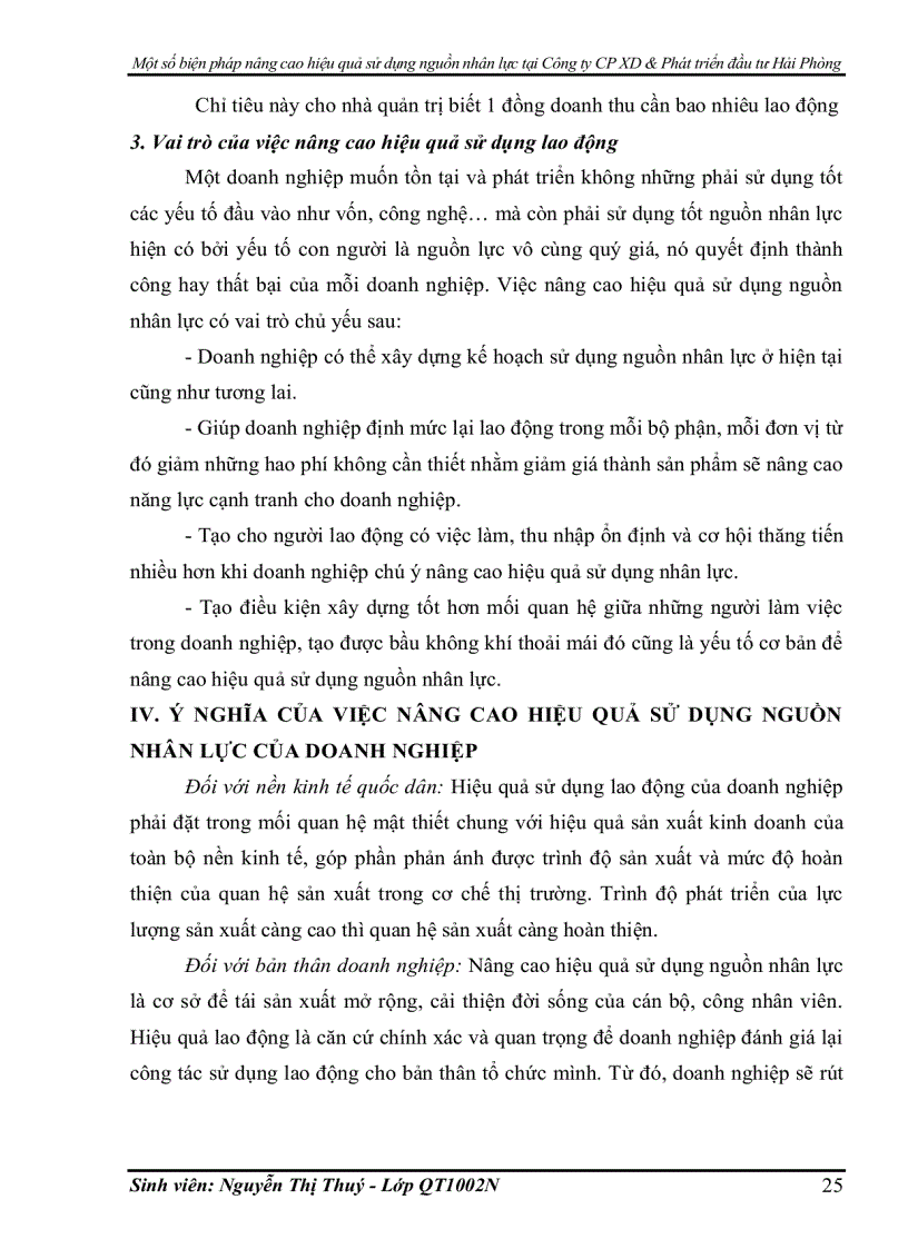 image for page Một số biện pháp nâng cao hiệu quả sử dụng nguồn nhân lực tại Công ty Cổ phần Xây dựng và Phát triển đầu tư Hải Phòng