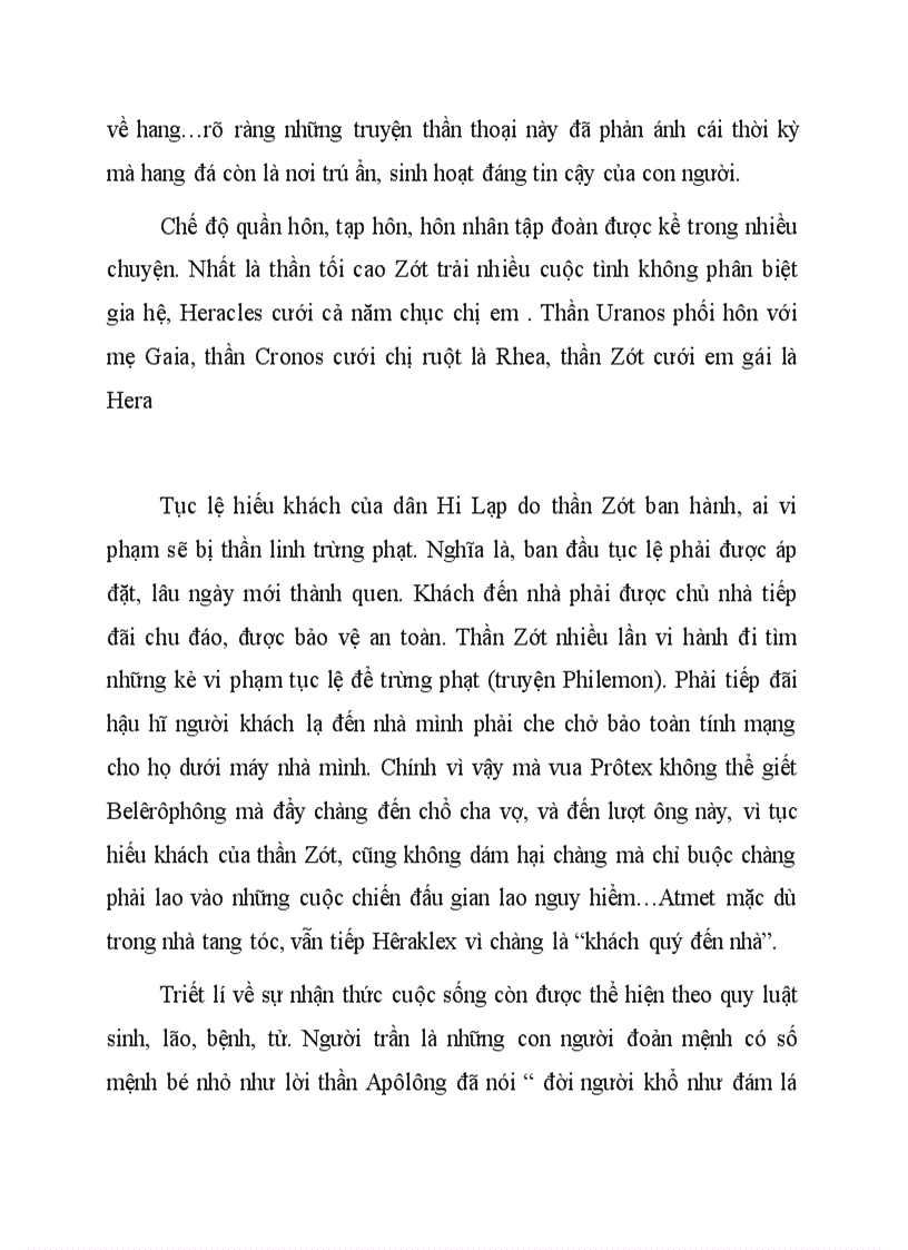 image for page Nhận thức về cuộc sống trong thần thoại Hy Lạp