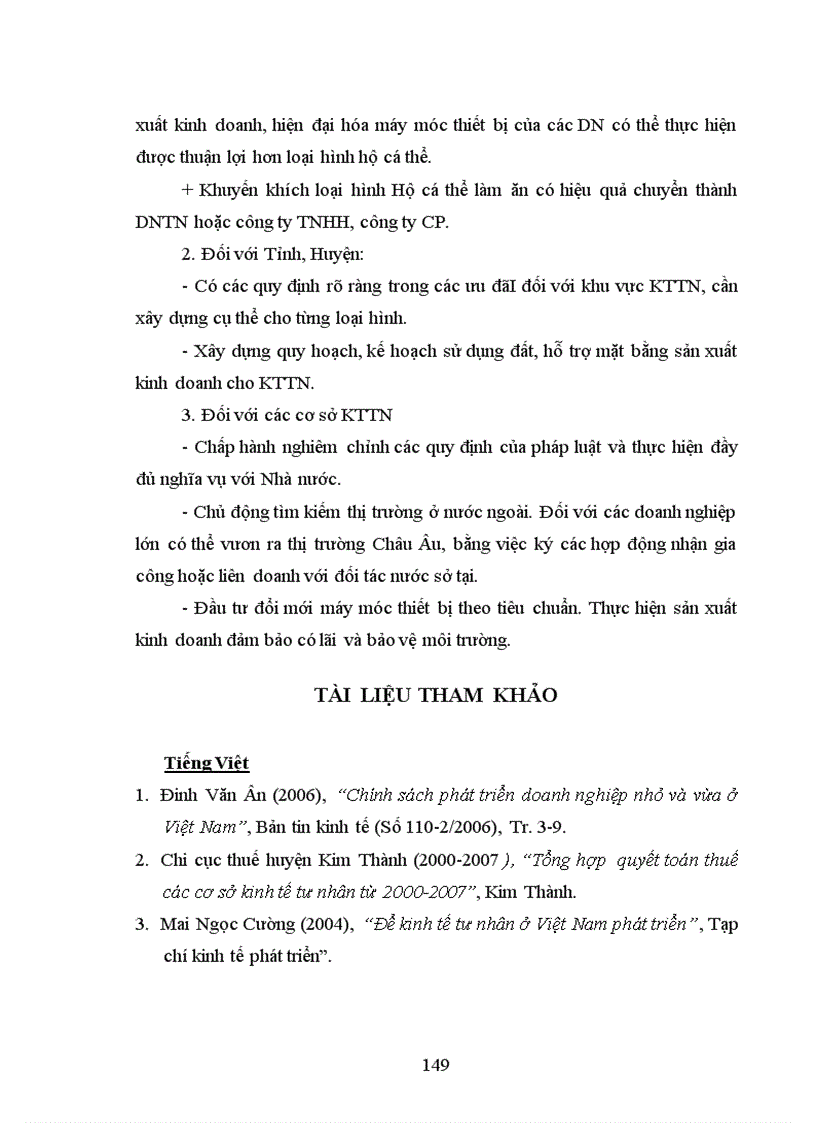 image for page Giải pháp phát triển kinh tế tư nhân trên địa bàn huyện Kim Thành tỉnh Hải Dương