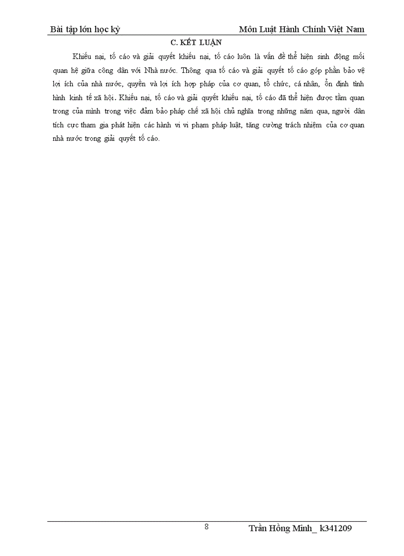 image for page Vai trò của khiếu nại tố cáo và giải quyết khiếu nại tố cáo đối với việc đảm bảo pháp chế trong quản lý hành chính nhà nước của Việt Nam