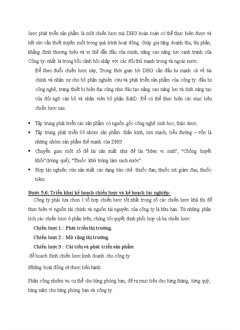 image for page Hoạch định chiến lược kinh doanh các sản phẩm thuốc của công ty dược tuyến tỉnh Dược Hậu Giang