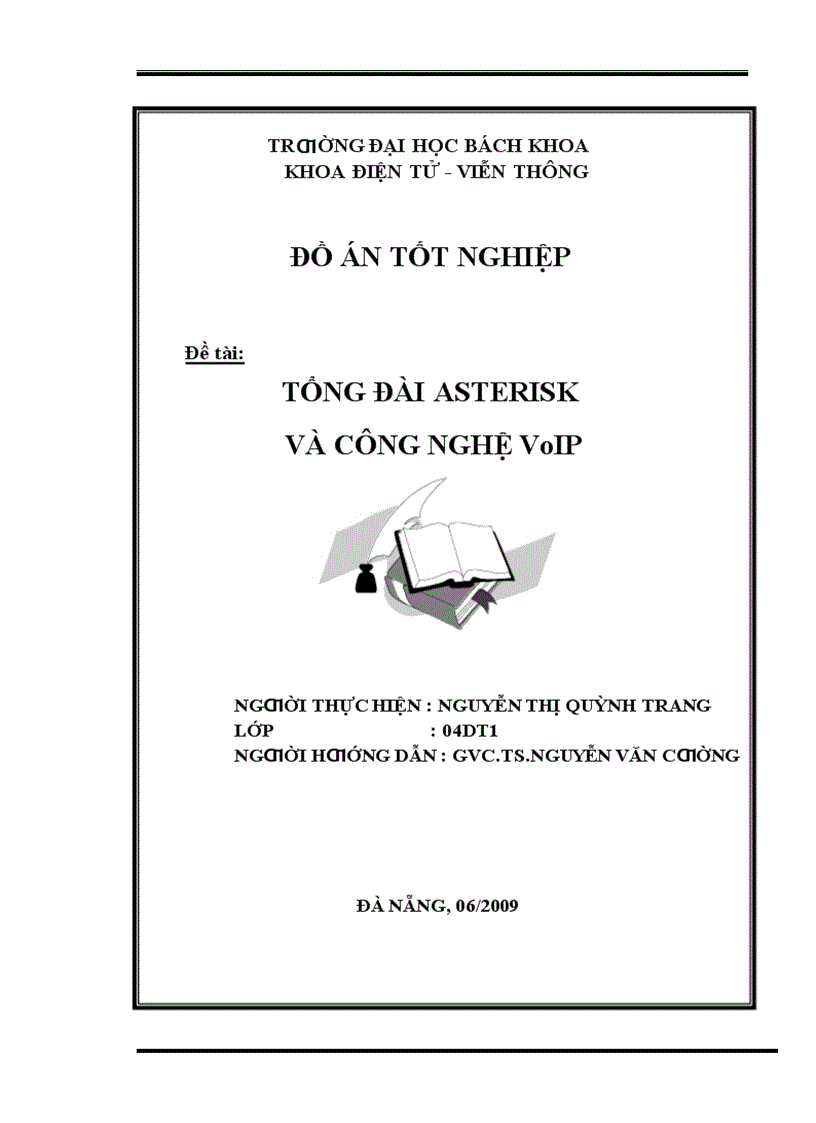 image for page Đồ Án Tổng đài asterisk và công nghệ voip