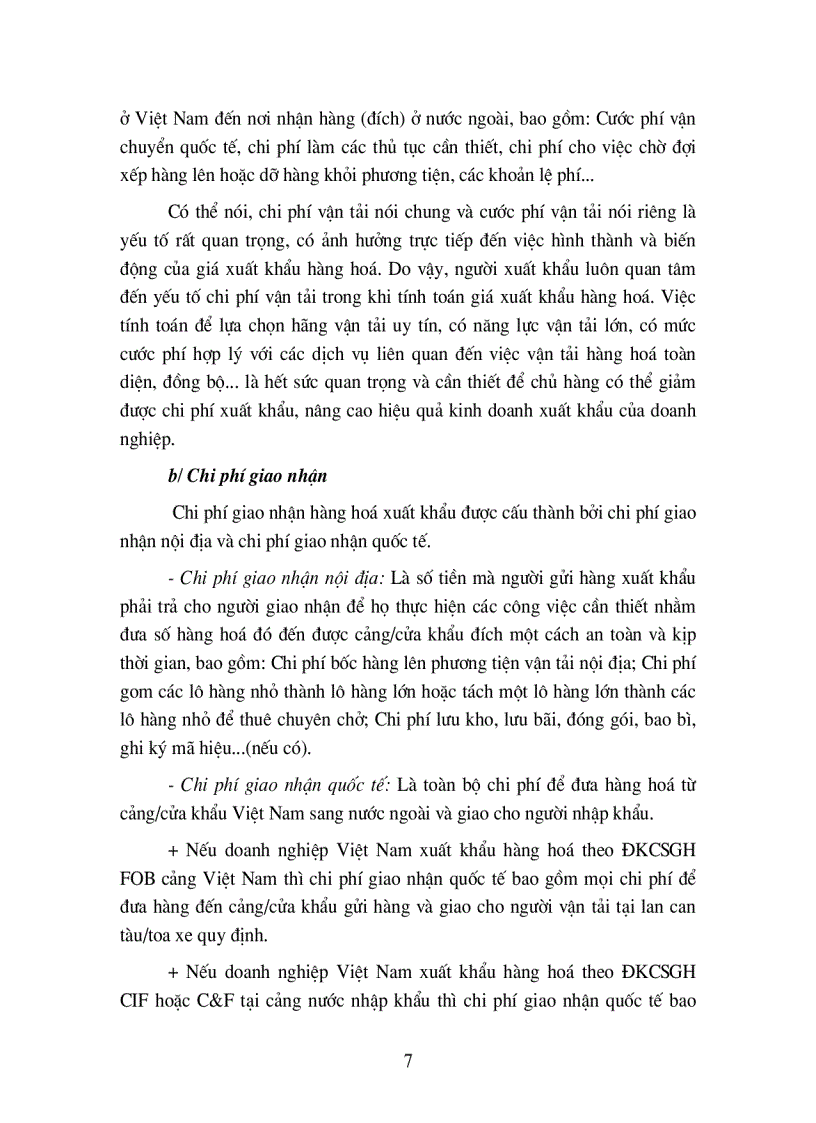 image for page Giải pháp nhằm giảm thiểu chi phí vận tải và giao nhận đối với một số mặt hàng xuất khẩu chủ lực của Việt Nam hiện nay