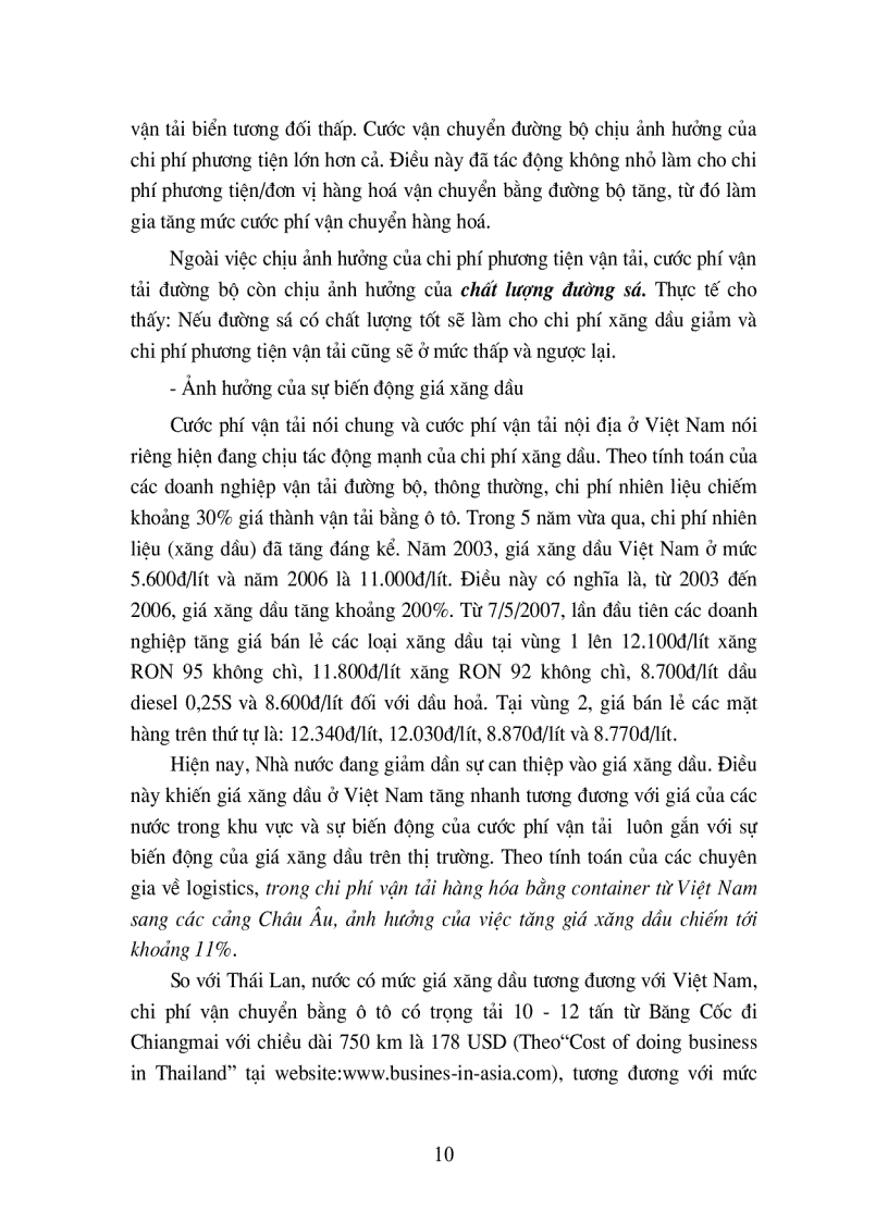 image for page Giải pháp nhằm giảm thiểu chi phí vận tải và giao nhận đối với một số mặt hàng xuất khẩu chủ lực của Việt Nam hiện nay