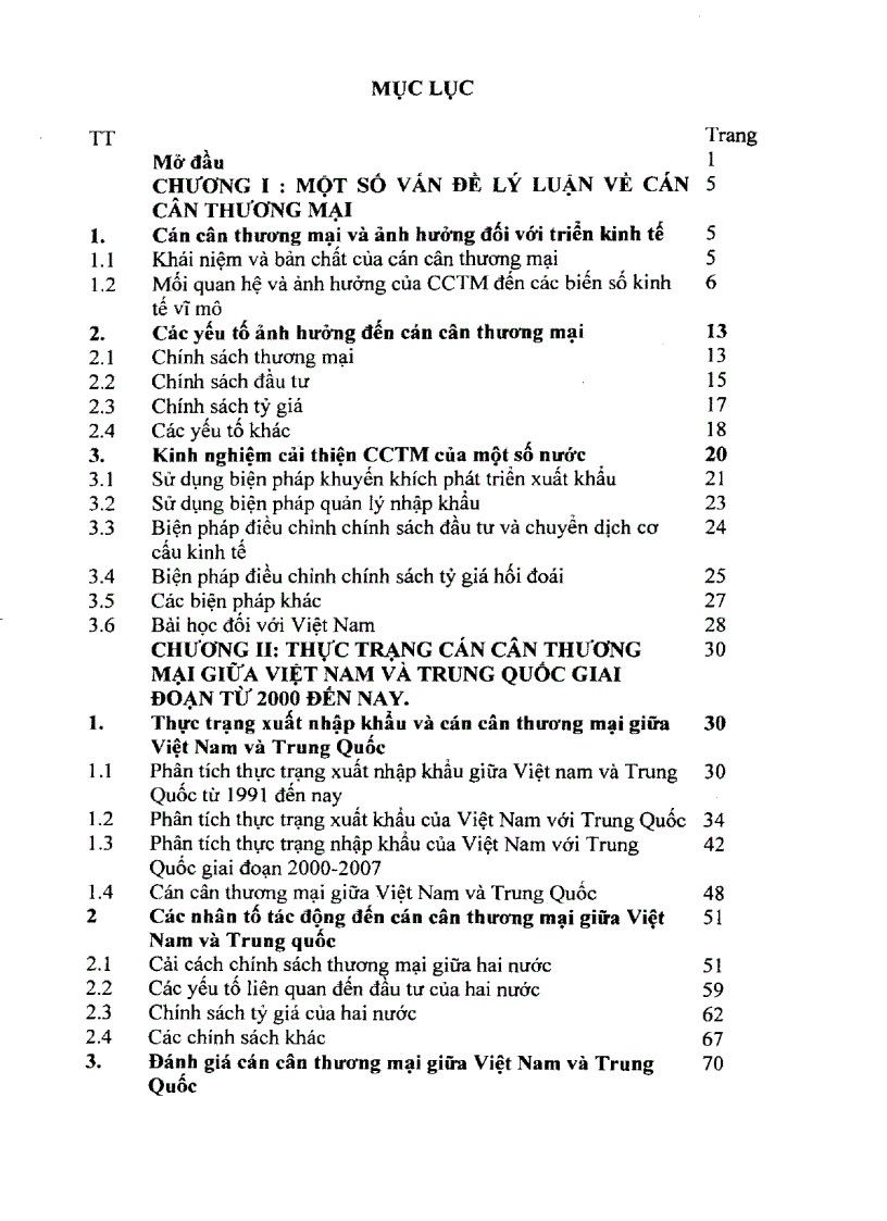 image for page Nghiên cứu xây dựng một số giải pháp nhằm cải thiện cán cân thương của Việt Nam trong quan hệ thương mại Việt Nam Trung Quốc