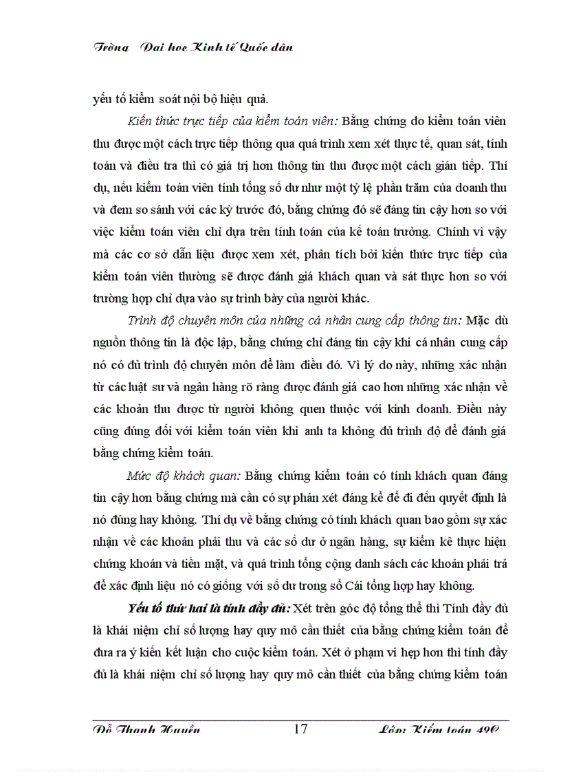 image for page Cơ sở dẫn liệu với việc thu thập bằng chứng kiểm toán trong kiểm toán báo cáo tài chính