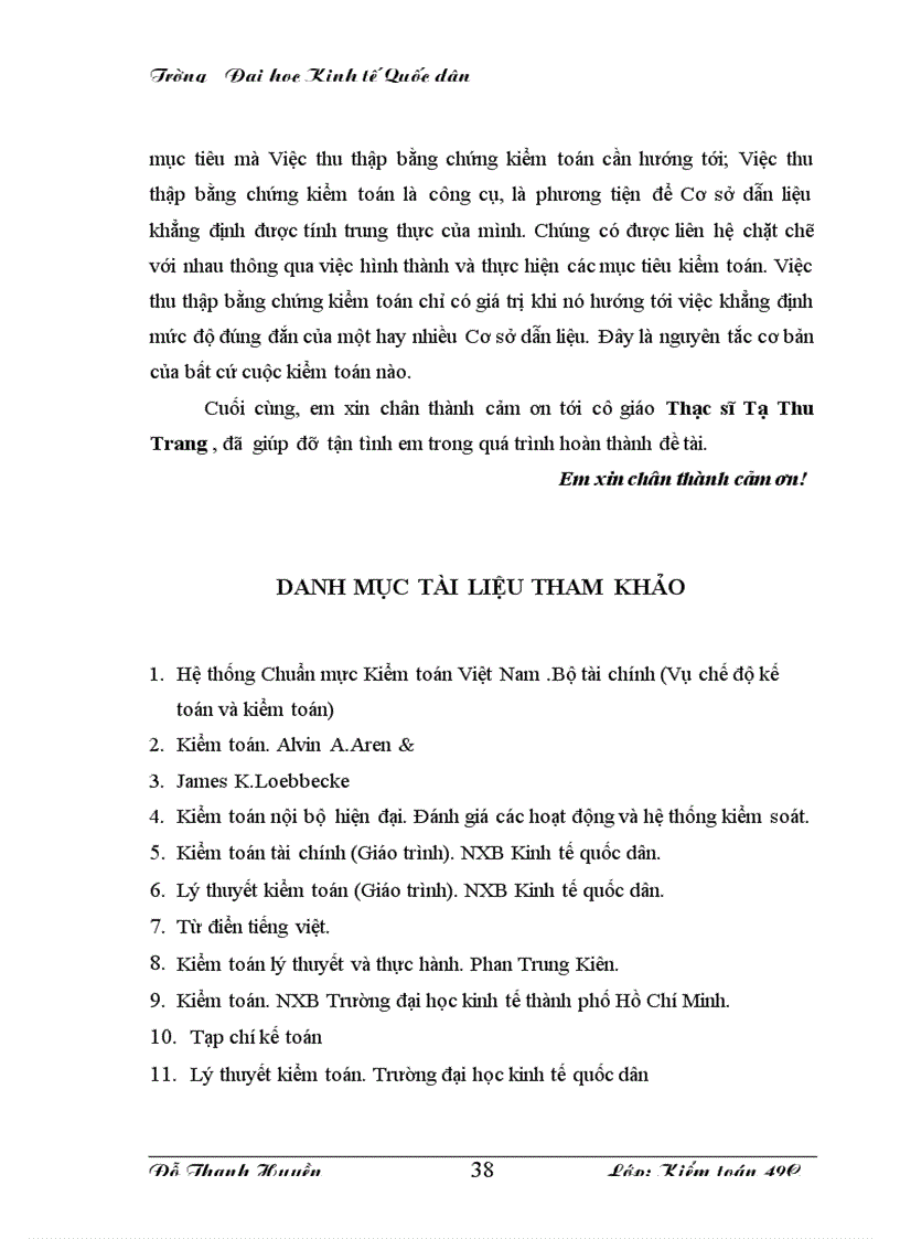 image for page Cơ sở dẫn liệu với việc thu thập bằng chứng kiểm toán trong kiểm toán báo cáo tài chính