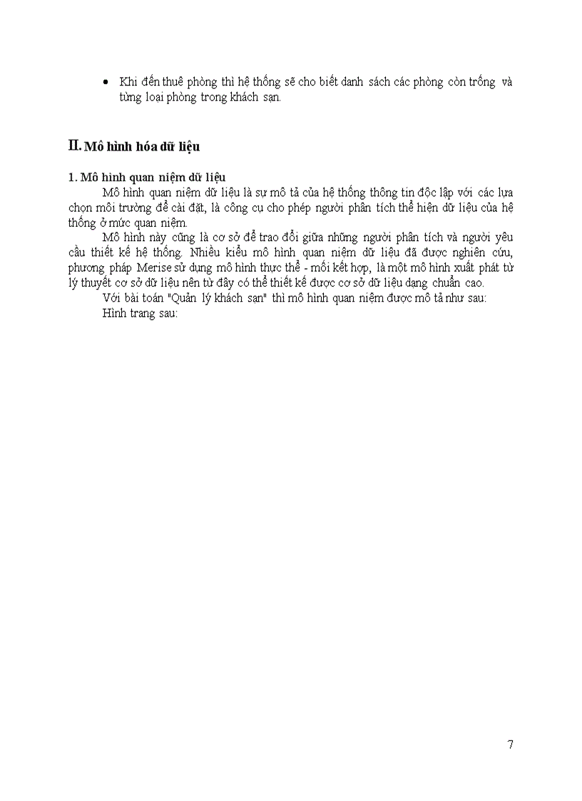 image for page Bài tập lớn môn công nghê phần mềm thiết kế và cài đặt phần mềm quản lý khách sạn