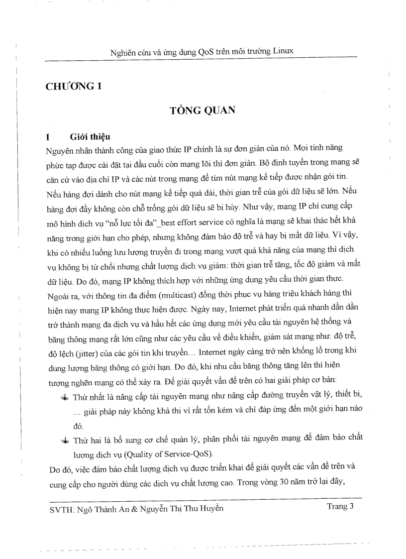 Nghiên cứu và ứng dụng QoS trên môi trường Linux