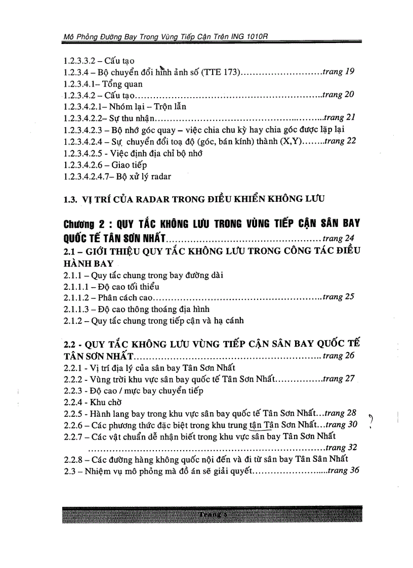 image for page Mô phỏng đường bay trong vùng tiếp cận trên ING 1010R