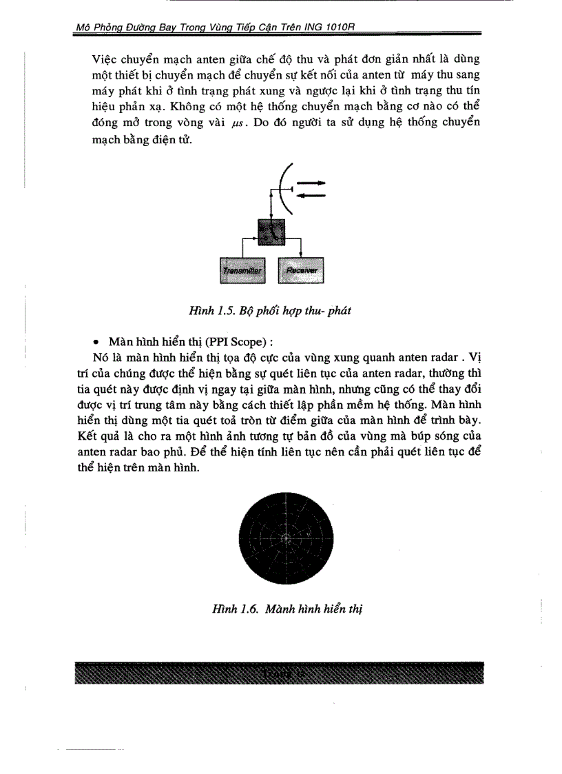 image for page Mô phỏng đường bay trong vùng tiếp cận trên ING 1010R