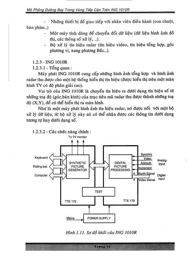 image for page Mô phỏng đường bay trong vùng tiếp cận trên ING 1010R