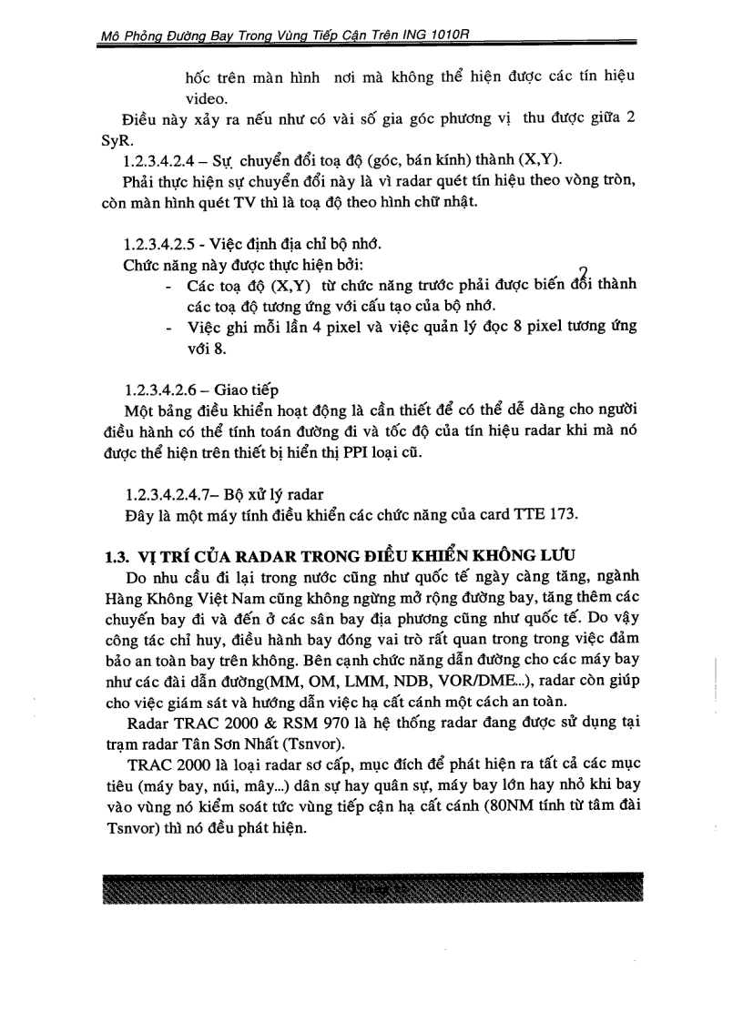 image for page Mô phỏng đường bay trong vùng tiếp cận trên ING 1010R