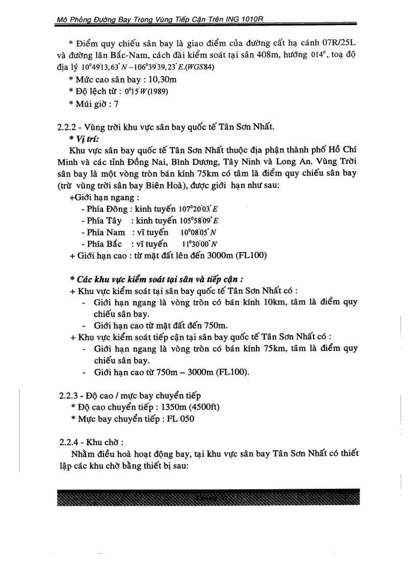image for page Mô phỏng đường bay trong vùng tiếp cận trên ING 1010R