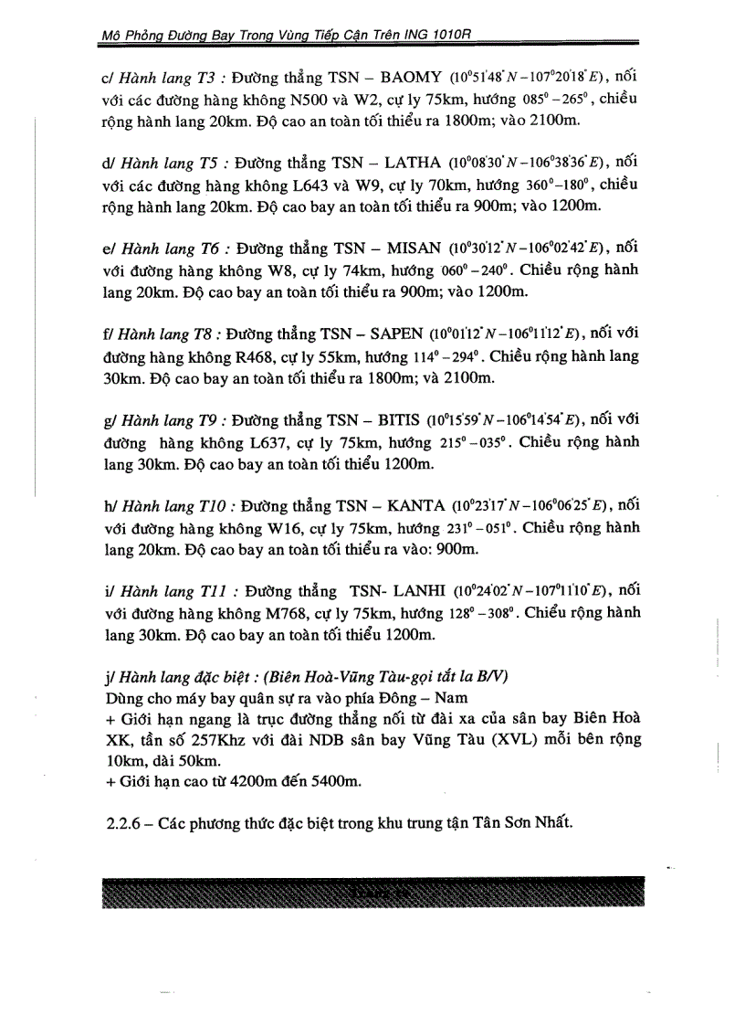 image for page Mô phỏng đường bay trong vùng tiếp cận trên ING 1010R