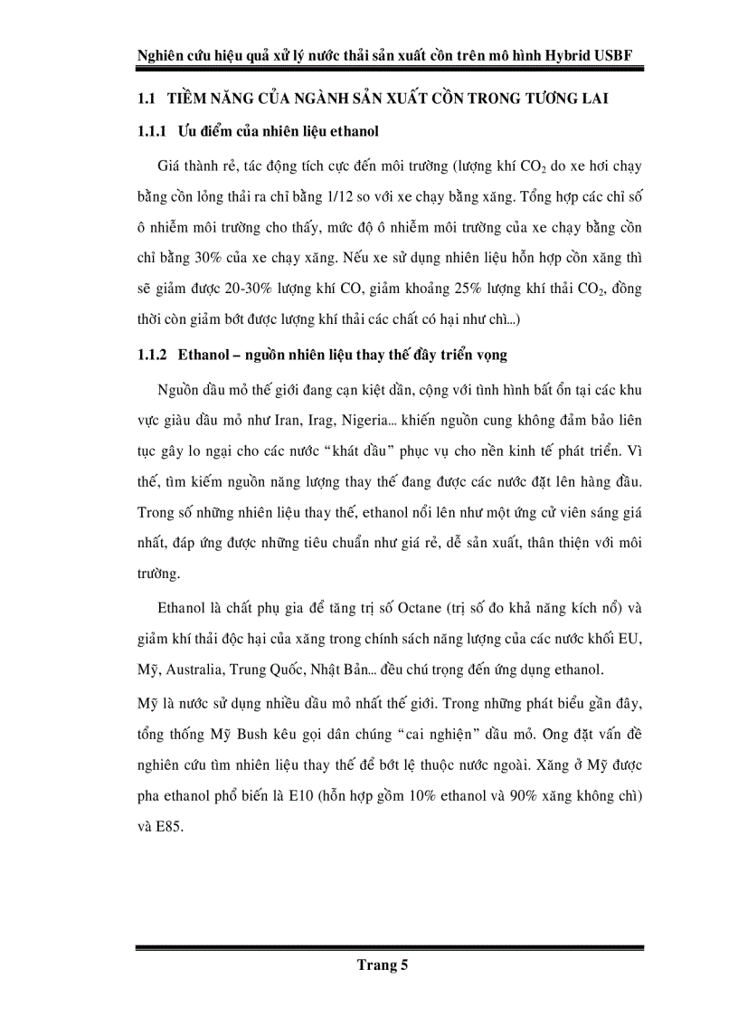 image for page Nghiên cứu hiệu quả xử lý nước thải sản xuất cồn trên mô hình Hybrid USBF
