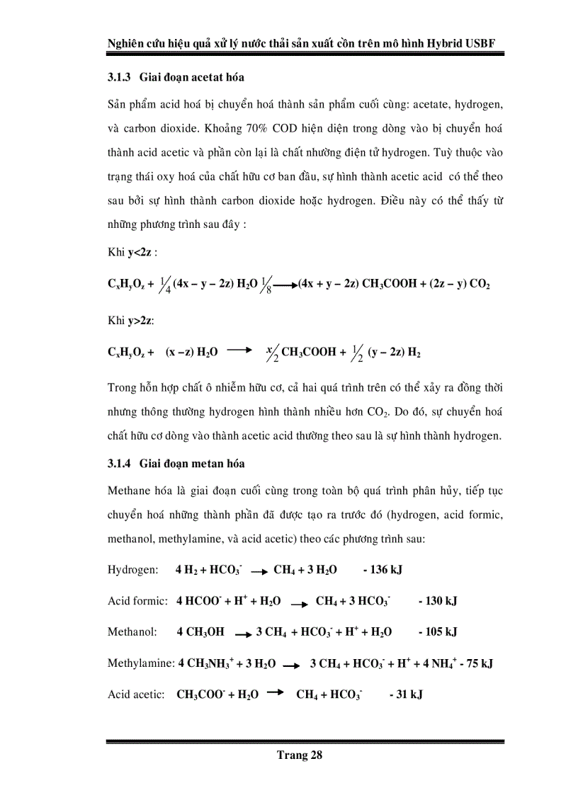 image for page Nghiên cứu hiệu quả xử lý nước thải sản xuất cồn trên mô hình Hybrid USBF