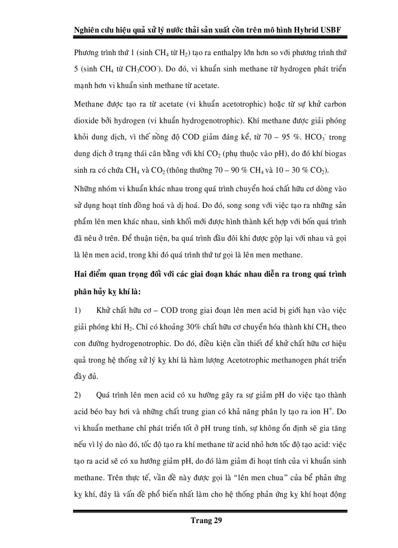 image for page Nghiên cứu hiệu quả xử lý nước thải sản xuất cồn trên mô hình Hybrid USBF