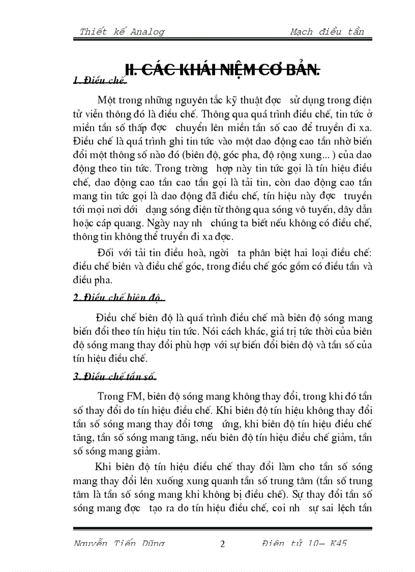 image for page Thiết kế mạch điều tần Analog