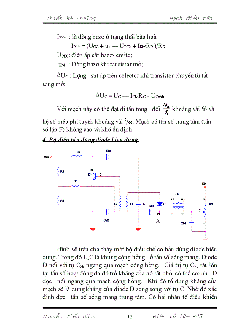 image for page Thiết kế mạch điều tần Analog