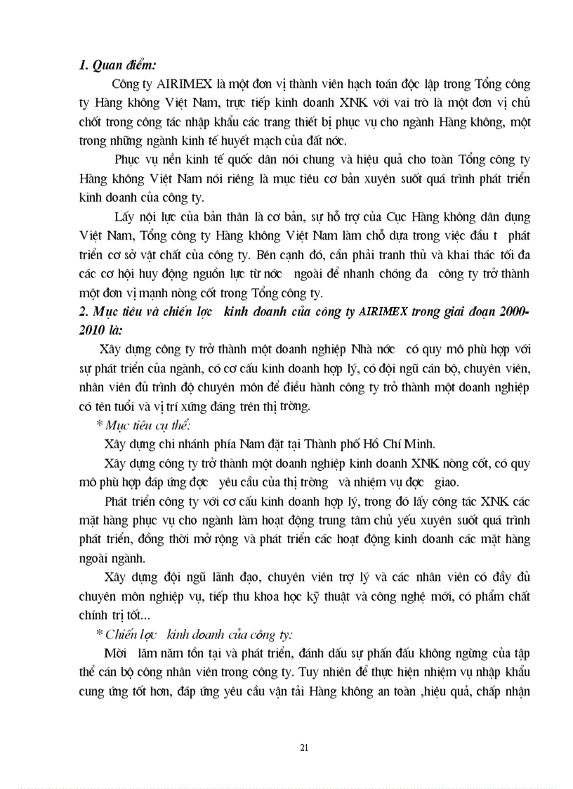 image for page Thực trạng và biện pháp nhằm hoàn thiện quy trình nhập khẩu trang thiết bị vật tư Hàng không tại công ty xuất nhập khẩu Hàng không Airimex