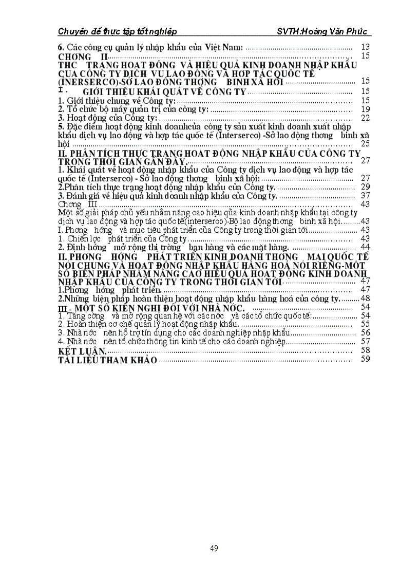 image for page Một số giải pháp nhằm nâng cao hiệu quả hoạt động kinh doanh nhập khẩu hàng hoá tại Công ty Dịch vụ lao động và hợp tác quốc tế INTERSERCO Sở Lao động thương binh xã hội