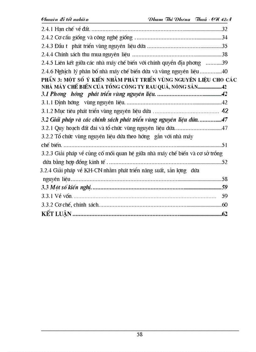 image for page Phát triển vùng nguyên liệu cho các nhà máy chế biến của Tổng công ty Rau quả nông sản