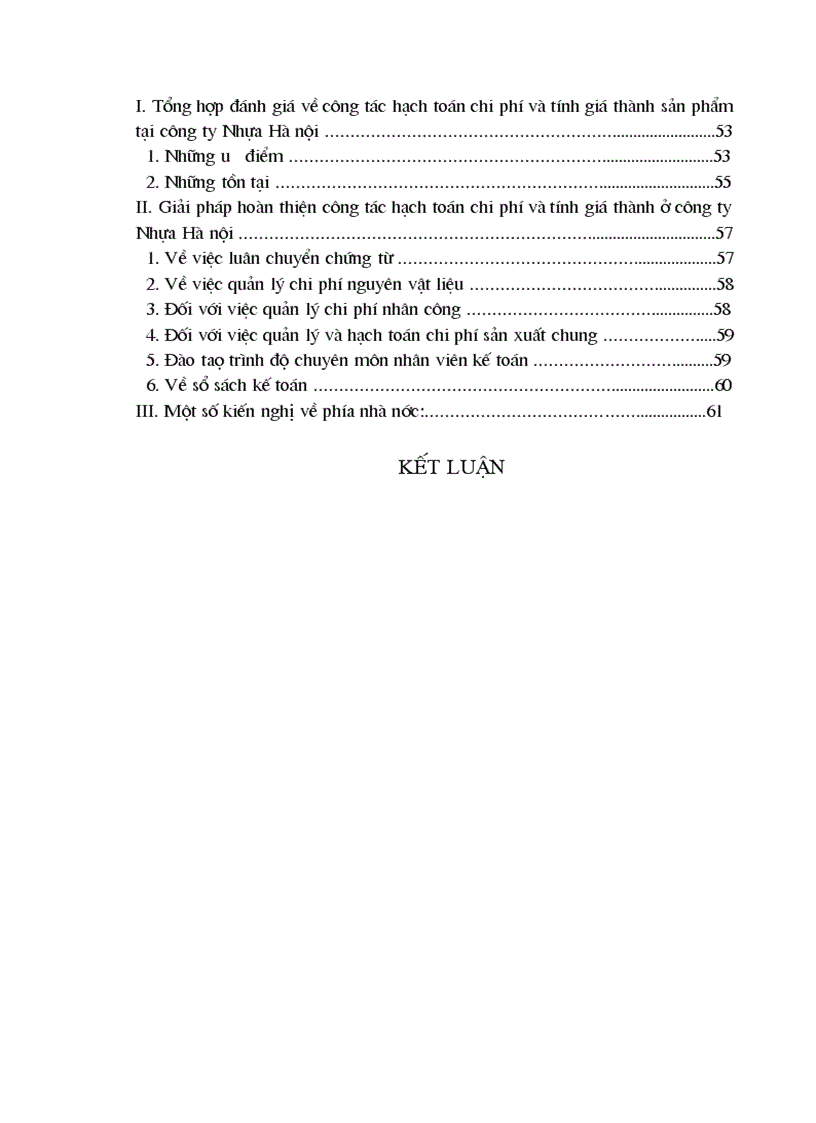 image for page Hạch toán chi phí sản xuất và tính giá thành sản phẩm tại Công ty Nhựa Hà Nội