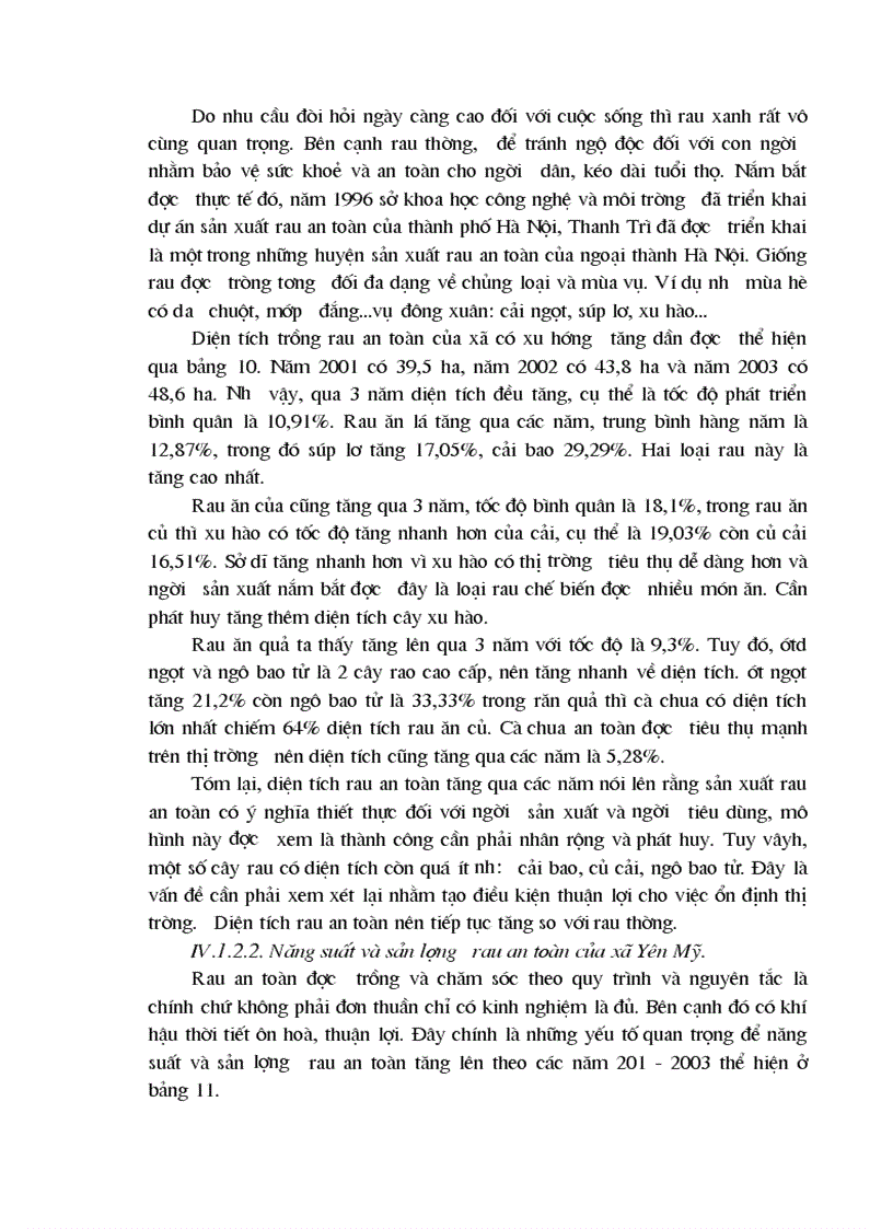 image for page Đánh giá hiệu quả kinh tế sản xuất rau an toàn tại xã Yên Mỹ Thanh Trì Hà Nội