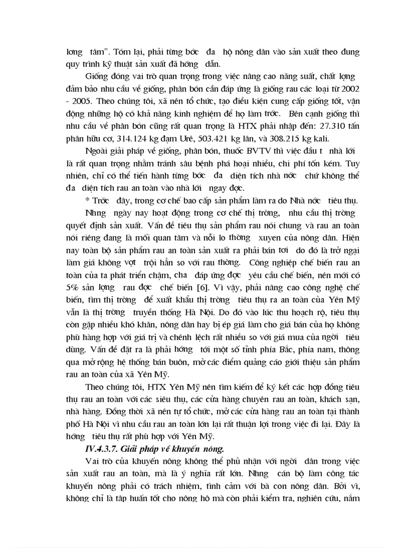 image for page Đánh giá hiệu quả kinh tế sản xuất rau an toàn tại xã Yên Mỹ Thanh Trì Hà Nội