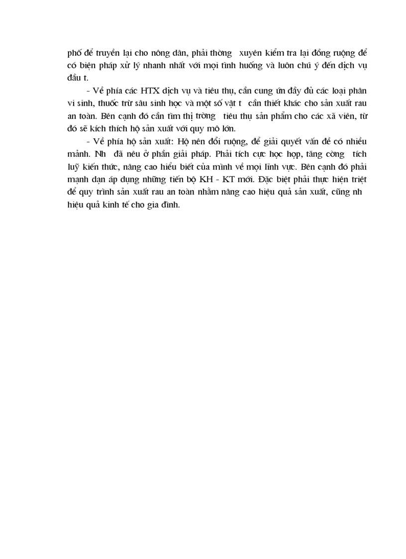 image for page Đánh giá hiệu quả kinh tế sản xuất rau an toàn tại xã Yên Mỹ Thanh Trì Hà Nội