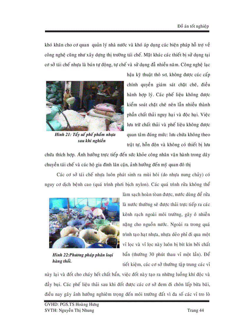 image for page Nghiên cứu hiện trạng các hợp chất ô nhiễm hữu cơ bền POPs phát thải ở ngành sản xuất và tái chế nhựa tại khu vực TP HCM