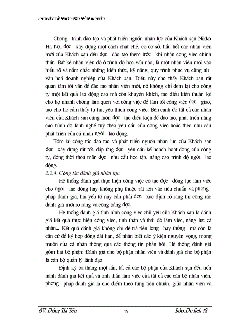 image for page Thực trạng và một số kiến nghị nhằm hoàn thiện công tác quản lý nhân lực với mục tiêu tạo động lực làm việc cho ngưòi lao động tại Khách sạn NIKKO Hà Nội