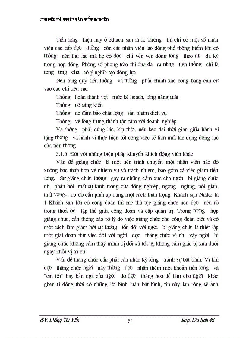 image for page Thực trạng và một số kiến nghị nhằm hoàn thiện công tác quản lý nhân lực với mục tiêu tạo động lực làm việc cho ngưòi lao động tại Khách sạn NIKKO Hà Nội