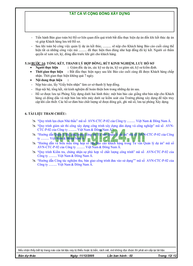 image for page Quy trình quản lý dự án đầu tư xây dựng công trình