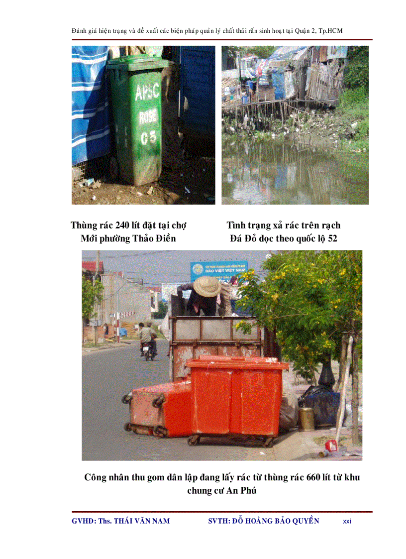 image for page Đánh giá hiện trạng và đề xuất các biện pháp quản lý chất thải rắn sinh hoạt tại Quận 2 Tp HCM