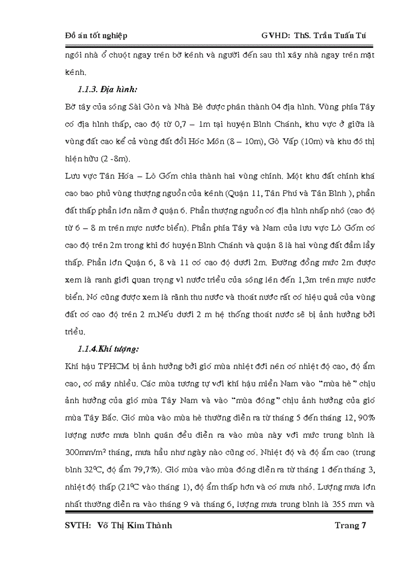 image for page Xây dựng cơ sở dữ liệu GIS cho khu vực kênh Tân Hóa Lò Gốm để phục vụ công tác quản lý môi trường