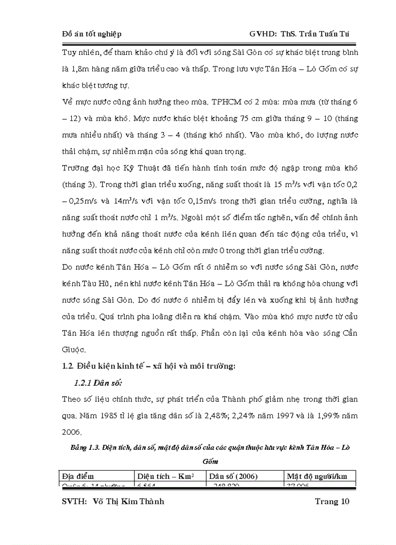 image for page Xây dựng cơ sở dữ liệu GIS cho khu vực kênh Tân Hóa Lò Gốm để phục vụ công tác quản lý môi trường