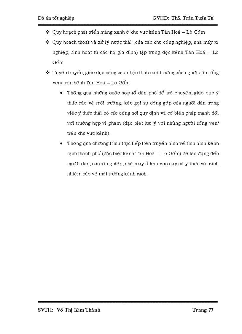 image for page Xây dựng cơ sở dữ liệu GIS cho khu vực kênh Tân Hóa Lò Gốm để phục vụ công tác quản lý môi trường