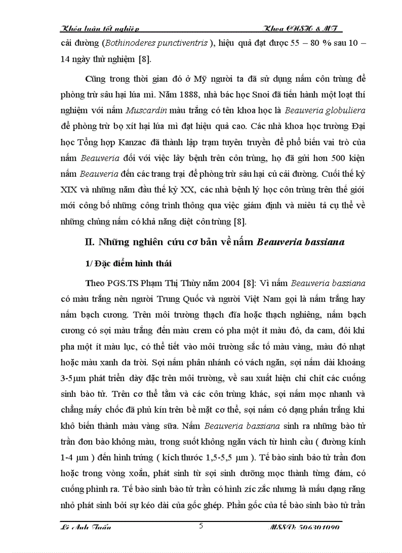image for page Nghiên cứu công nghệ sản xuất chế phẩm nấm bạch cương Beauveria bassiana để ứng dụng phòng trừ sâu hại cây trồng