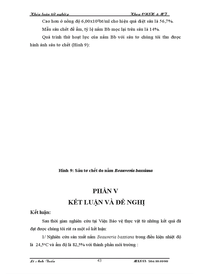 image for page Nghiên cứu công nghệ sản xuất chế phẩm nấm bạch cương Beauveria bassiana để ứng dụng phòng trừ sâu hại cây trồng