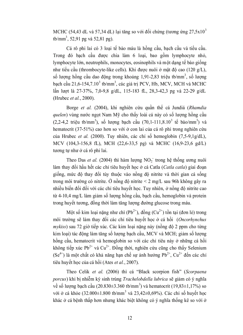 image for page Ảnh hưởng của florfenicol lên sinh hóa huyết học và tồn lưu trên cá tra Pangasianodon hypophthalmus nuôi trong bể