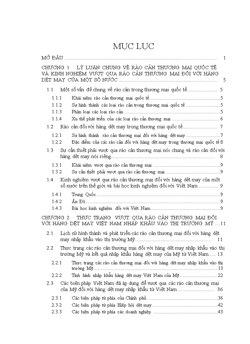 image for page Rào cản thương mại của Mỹ đối với hàng dệt may Việt Nam Thực trạng và giải pháp