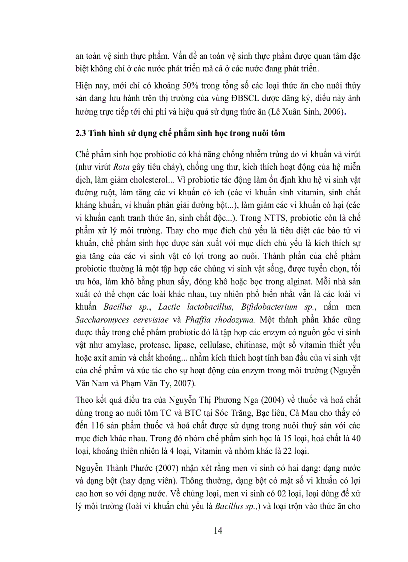 image for page Phân tích hiệu quả kinh tế và kỹ thuật của mô hình nuôi tôm sú Penaeus monodon thâm canh và bán thâm canh ven biển tỉnh sóc trăng